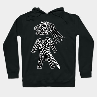 High contrast jaguar warrior Hoodie